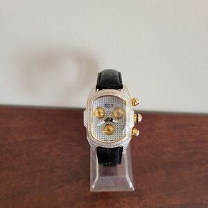 Rare Vintage FUEL 18K Gold Plated Men's Watch